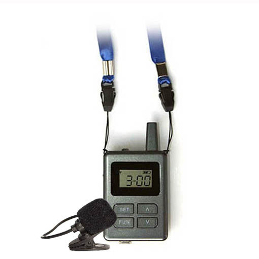 Transmisor radioguia - audífono - guiado de grupo - sistema whisper modelo SPL-1360 magnético